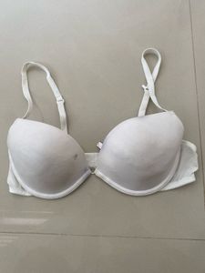 White Padded Bra