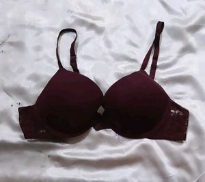 Burgundy  Bran Bra