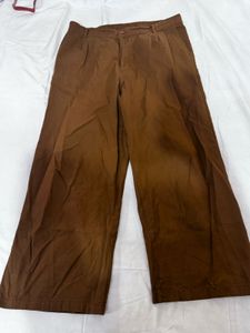 Brown Wide Leg Pants