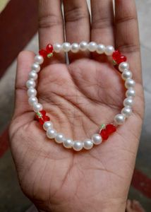 Cute Cherry Beaded Bracelet