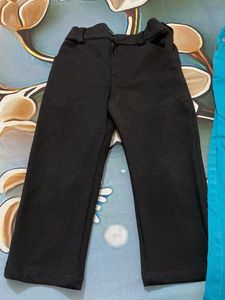 Black and Sky Blue Pants