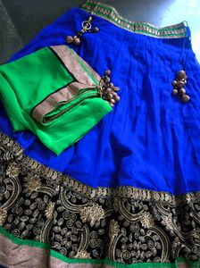 Blue Green Lehenga Choli 🔷