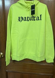 Shein Neon Green 'Natural' Hoodie