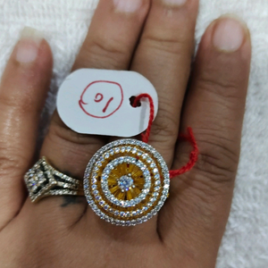 3 layered AD finger ring
