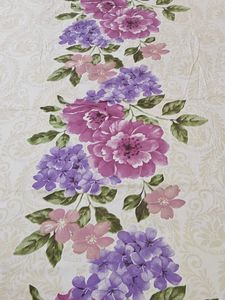 Tangerine Floral King Size Double Bed Sheet