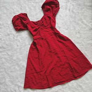 Chic Red Mini Dress