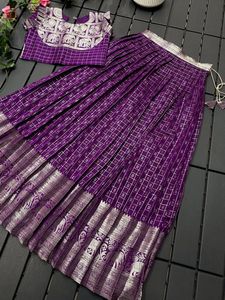 Elegant Purple Lehenga Choli Set