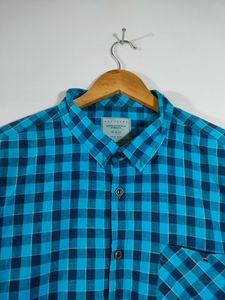 Blue Shaded Checks Shirts (Men's)
