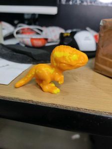 kinder joy Orange Dinosaur Toy
