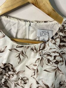 LOFT Floral Print Sleeveless Top