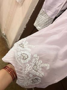 levendr Embroidered Kurta Set