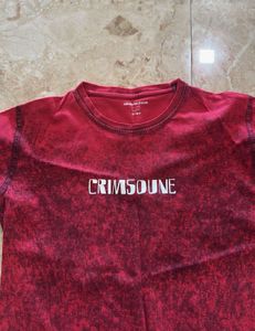 Crimsoune Club Red Tie-Dye T-Shirt