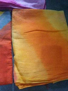 Vibrant Pink Ombre Saree/dupatta/odhni