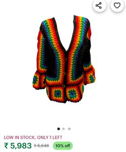 Handmade Crochet Cardigan