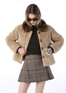 Vintage Faux Fur Winter Coat for Kids – Warm & Sty