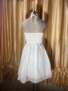 Elegant White Lace Dress