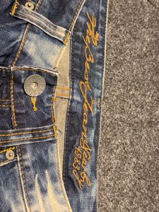 Rugged Rockstar Aesthetic Distressed Jeans – 100%