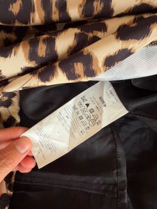 Red Valentino Leopard Print Sleeveless Dress