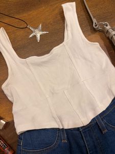 White Corset Top