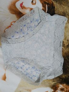 Women High Waist Cotton Panty