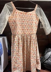 Elegant Embroidered Ethnic Gown