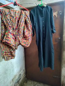 Beautiful Kurta Set with Multi colour pants.