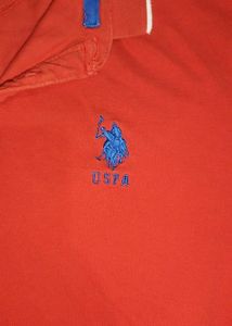 US Polo Assn. Men's Red Pol