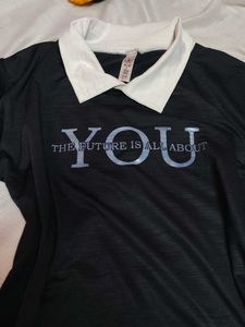Black &amp; White Graphic Tee