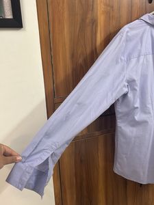 Classic Blue Button-Up Shirt