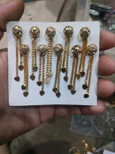 Gold Tone Beaded Jewellery Set