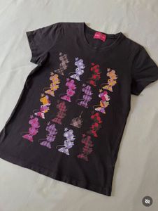 DISNEY Minnie Mouse Plaid T-Shirt