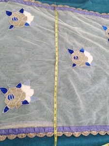 Embroidered Net Dupatta