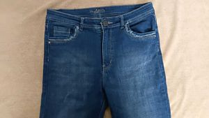 Blue y2k Bootcut Jeans