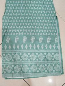 Flowy Green Printed Palazzo Kurta and Pants