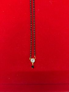 Double chain &amp; stainless steel mangalsutra