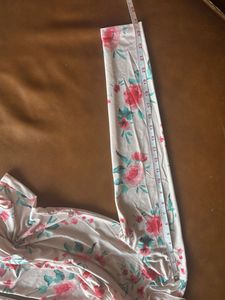 Chic Floral Print Ruffle Top