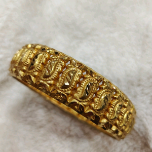 1.5 gram gold plated kada bangle