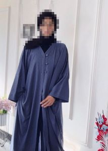 Elegant Blue Abaya Gown