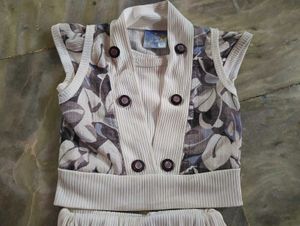 Baby Girls Floral Print Top &amp; Bloomers Set