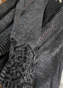 fusion Women Knitted Open-Front Shrug/ sweater