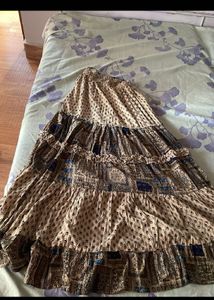 Boho Chic Tiered Maxi Skirt