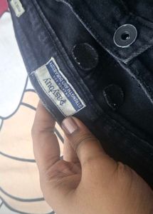 Classic Black Denim Jeans