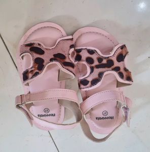 Animal Print Strappy Flats