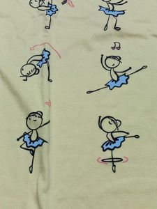 12-14 year Cute Yellow 'Dance Mode On' Tee