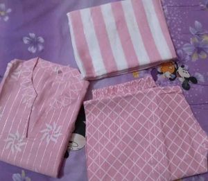 Pink kurta pant with dupatta xxxl size