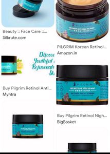 Pilgrim Retinol Night Cream Jar