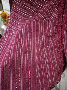 Chic Striped V-Neck Blouse