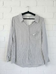 Striped Button-Down Shirt