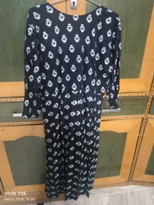 stylish Black Indowestern Maxi Dress / Gown Kurti