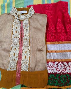 Embroidered Anarkali set